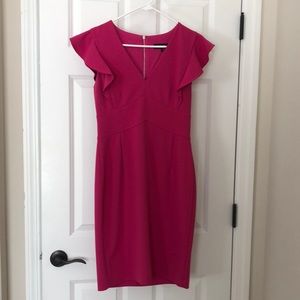 Pink DKNY dress…worn once…no stains or markings…zipper back